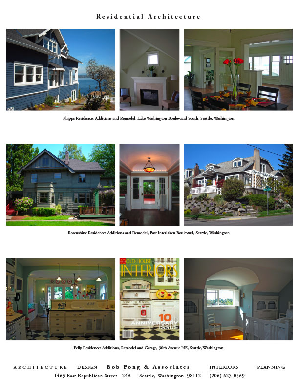 photo grid of residentail projects