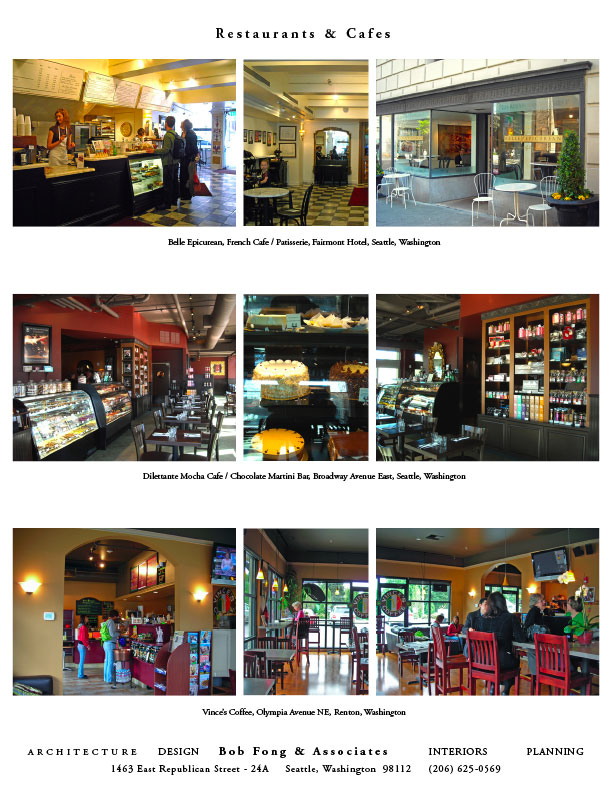 photo grid of restaurant projects